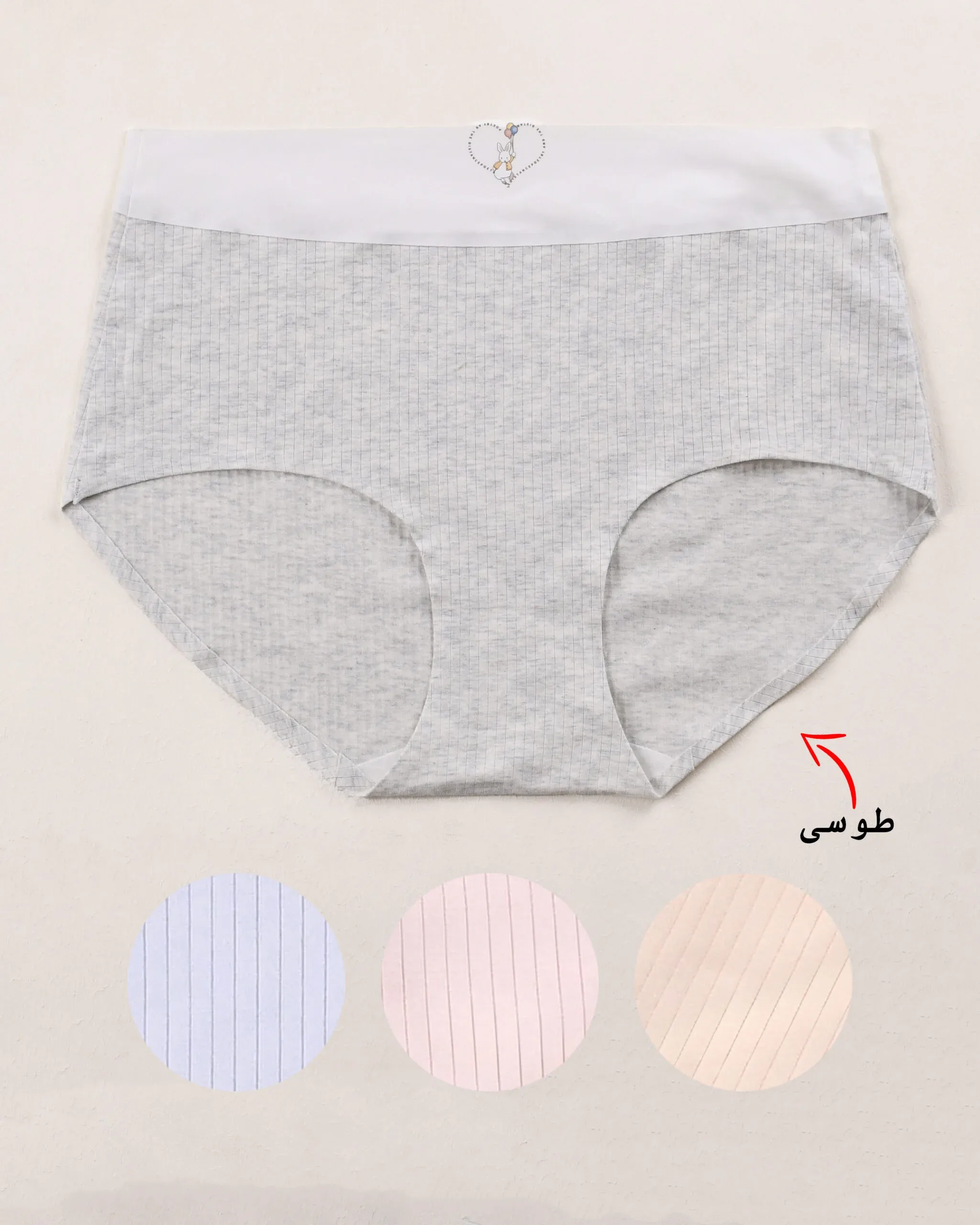 شورت پلاس سایز خرگوش y0013