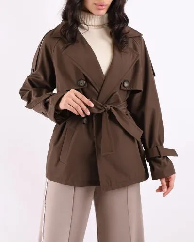 ترنچ کت ژیله دار سانتانا L00119