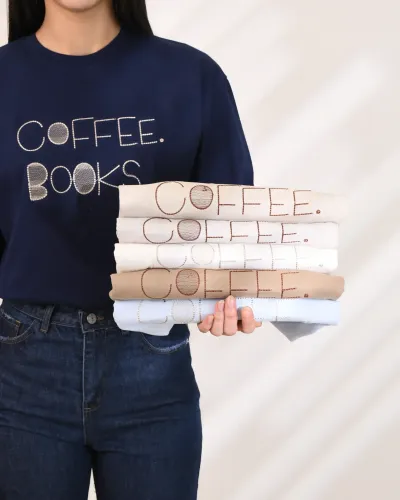 تیشرت Coffee Books W 0014