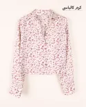 شومیز طرح دار W0024