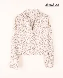 شومیز طرح دار W0024