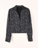 شومیز طرح دار W0024