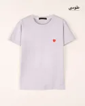 تیشرت قلب قلبی W0076