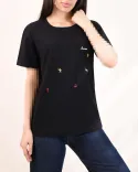 تیشرت جلو طرحدار  W0018