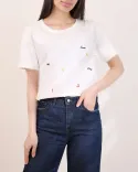 تیشرت جلو طرحدار  W0018