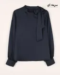 شومیز یقه گره W0025