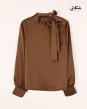 شومیز یقه گره W0025