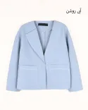 کت کراپ جلو جیب W0029