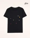 تیشرت جلو طرحدار  W0018