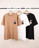 تیشرت پلنگ صورتی C00578 - Image 8