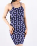 پیراهن کبریتی طرحدار C00601 - Image 3