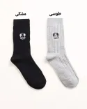 جوراب ساقدار گلدوزی 000686 - Image 1