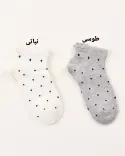 جوراب مچی خالخالی 000713 - Image 2