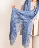 شال حریر مجلسی لبه ریش OppsiS00545 - Image 4