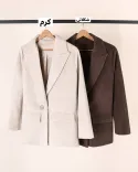 پالتو موهر دو دکمه L0056 - Image 3