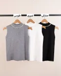 تاپ یقه مرواریدی L00100 - Image 8