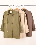 ترنچ کت ژیله دار L00189 - Image 12