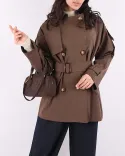 ترنچ کت ژیله دار L00189 - Image 6