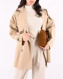 ترنچ کت ژیله دار L00189 - Image 9