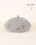 کلاه بره بافت لوزی S00775 - Image 6