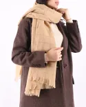 شال چهارخونه موهر S00784 - Image 4