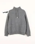 ژاکت زیپ دار L00241 - Image 3