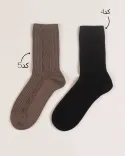 جوراب ساقدار لوزی 000809 - Image 2