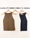 تاپ بافت یقه گرد P0059 - Image 6