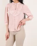 شومیز یقه گل بندی OppsiC00313 - Image 1