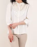 شومیز یقه گل بندی OppsiC00313 - Image 2