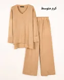 ست بلوز شلوار بافت P0071 - Image 5