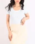 بلوز بافت استین کوتاه L00394 - Image 7