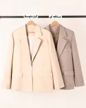 کت فوتر یقه انگلیسی L00481 - Image 3