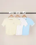 بافت آستین کوتاه L00437 - Image 5