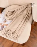 شال موهر ساده صابونی S00862 - Image 5