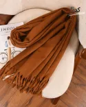 شال موهر ساده صابونی S00862 - Image 8