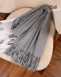 شال موهر ساده صابونی S00862 - Image 9