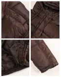 کاپشن کوتاه کلاهدار L00369 - Image 11