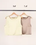 تاپ ساتن L00569 - Image 2