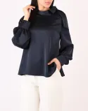 شومیز یقه گره W0025 - Image 6