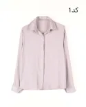 شومیز ساتن راه راه G0013 - Image 8