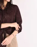 شومیز یقه شکاری G0030 - Image 4