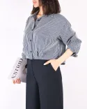 شومیز کراپ راه راه W0069