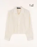 شومیز کراپ راه راه W0069 - Image 12