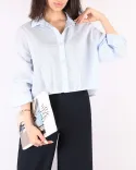 شومیز کراپ راه راه W0069 - Image 2