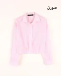 شومیز کراپ راه راه W0069 - Image 9