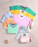 کراپ یقه راه راه OppsiZ00276 - Image 11