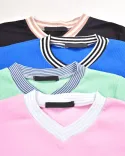 کراپ یقه راه راه OppsiZ00276 - Image 13