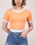 کراپ یقه راه راه OppsiZ00276 - Image 1