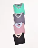 کراپ یقه راه راه OppsiZ00276 - Image 8